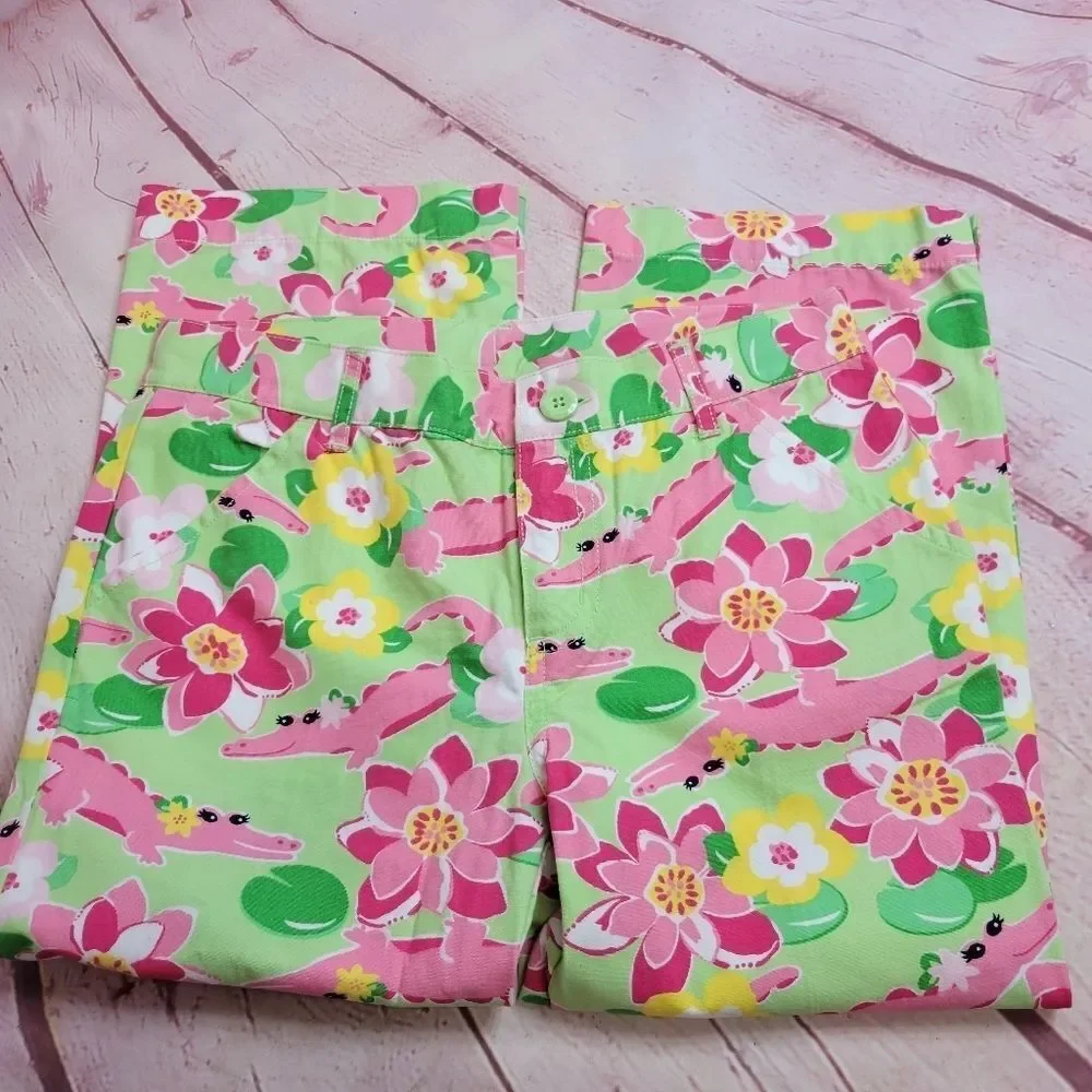 Gymboree alligator capri 12